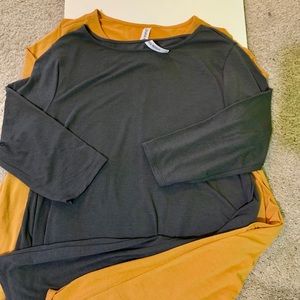 NWOT Gorgeous Grey and Yellow Dresses